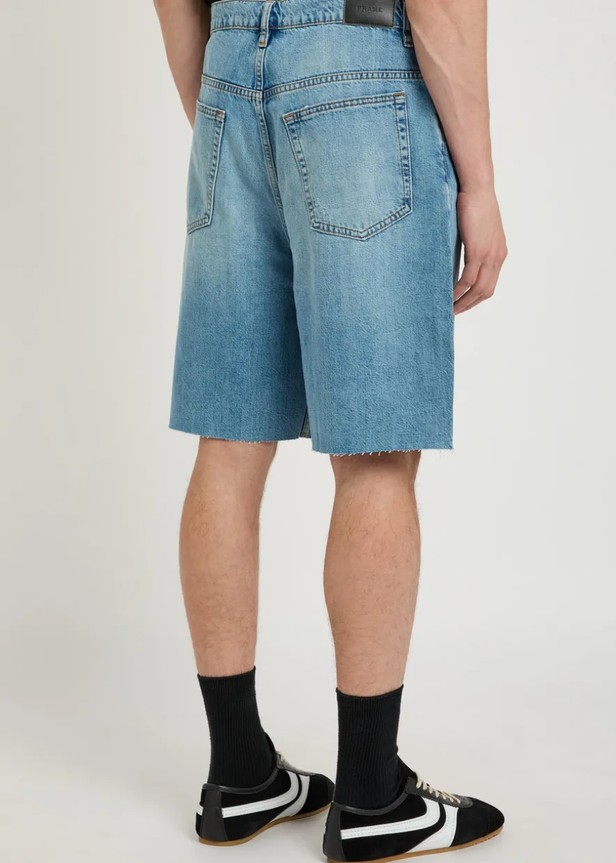 Baggy denim shorts