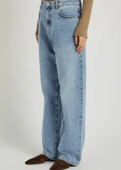 Baggy straight-leg jeans