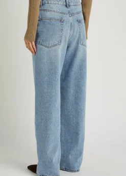 Baggy straight-leg jeans
