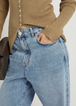Baggy straight-leg jeans