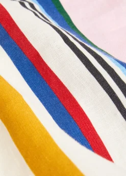Bahamas striped linen shorts