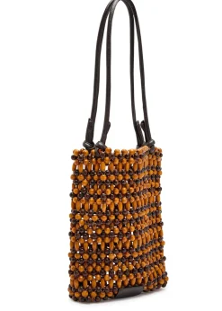 Baja beaded mini tote bag