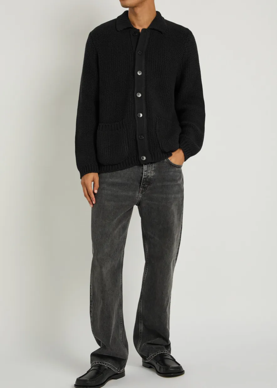 Baker cotton-knit cardigan