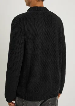 Baker cotton-knit cardigan