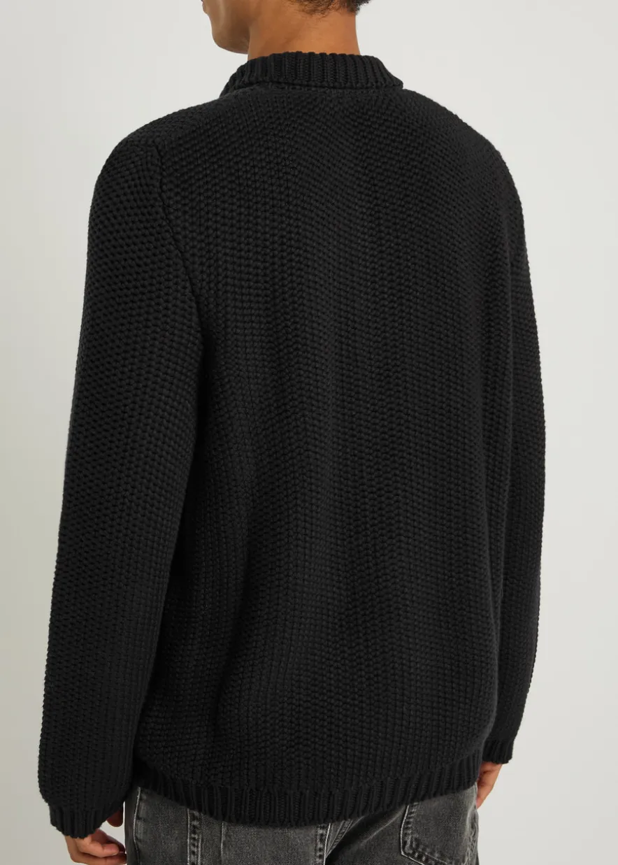 Baker cotton-knit cardigan