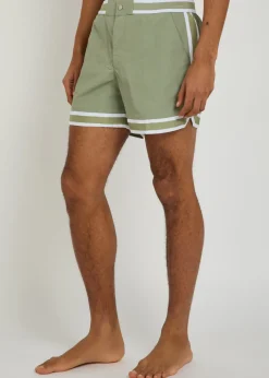 Baller nylon swim shorts