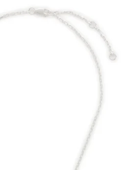 8 Ball sterling silver-plated necklace
