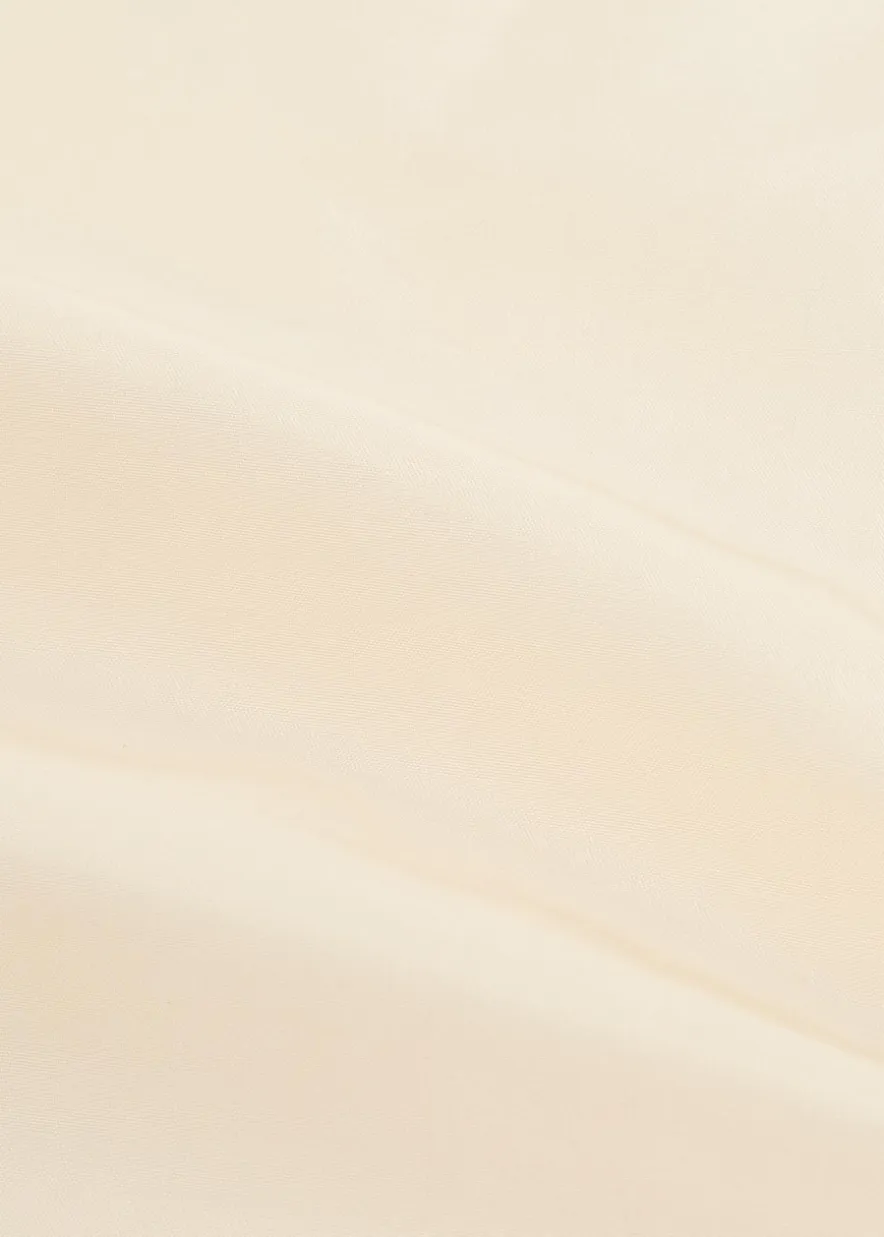 Balon balloon-sleeve silk-taffeta top