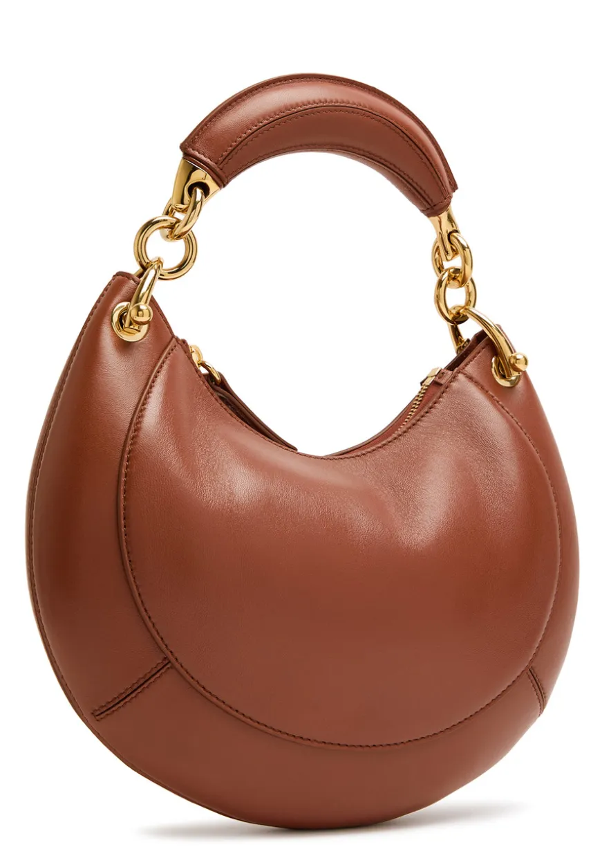 Banana leather shoulder bag
