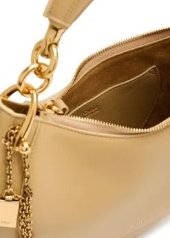 Banana leather shoulder bag