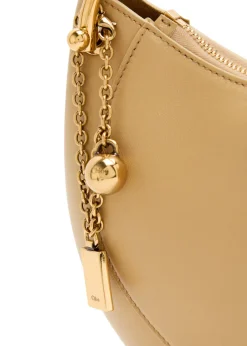Banana leather shoulder bag