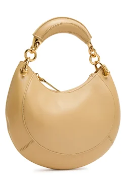 Banana leather shoulder bag