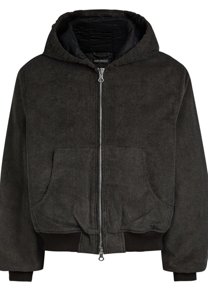 Bank quilted corduroy jacket