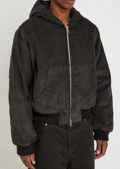 Bank quilted corduroy jacket