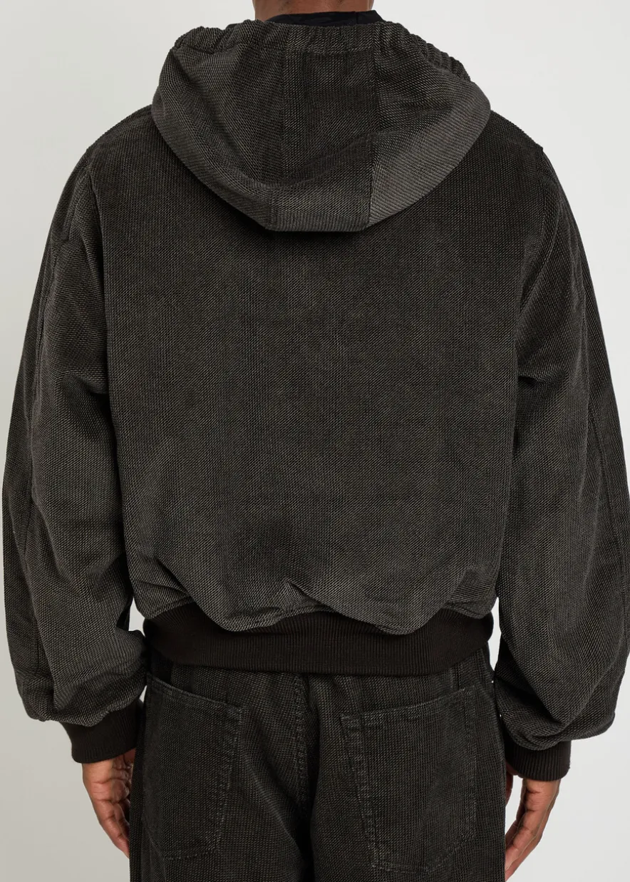 Bank quilted corduroy jacket