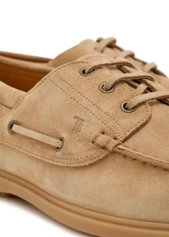 Barca Gomma suede boat shoes