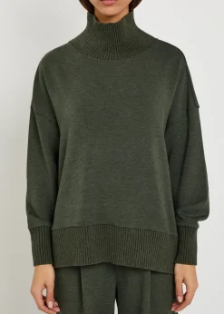 Barker high-neck stretch-jersey sweatshirt