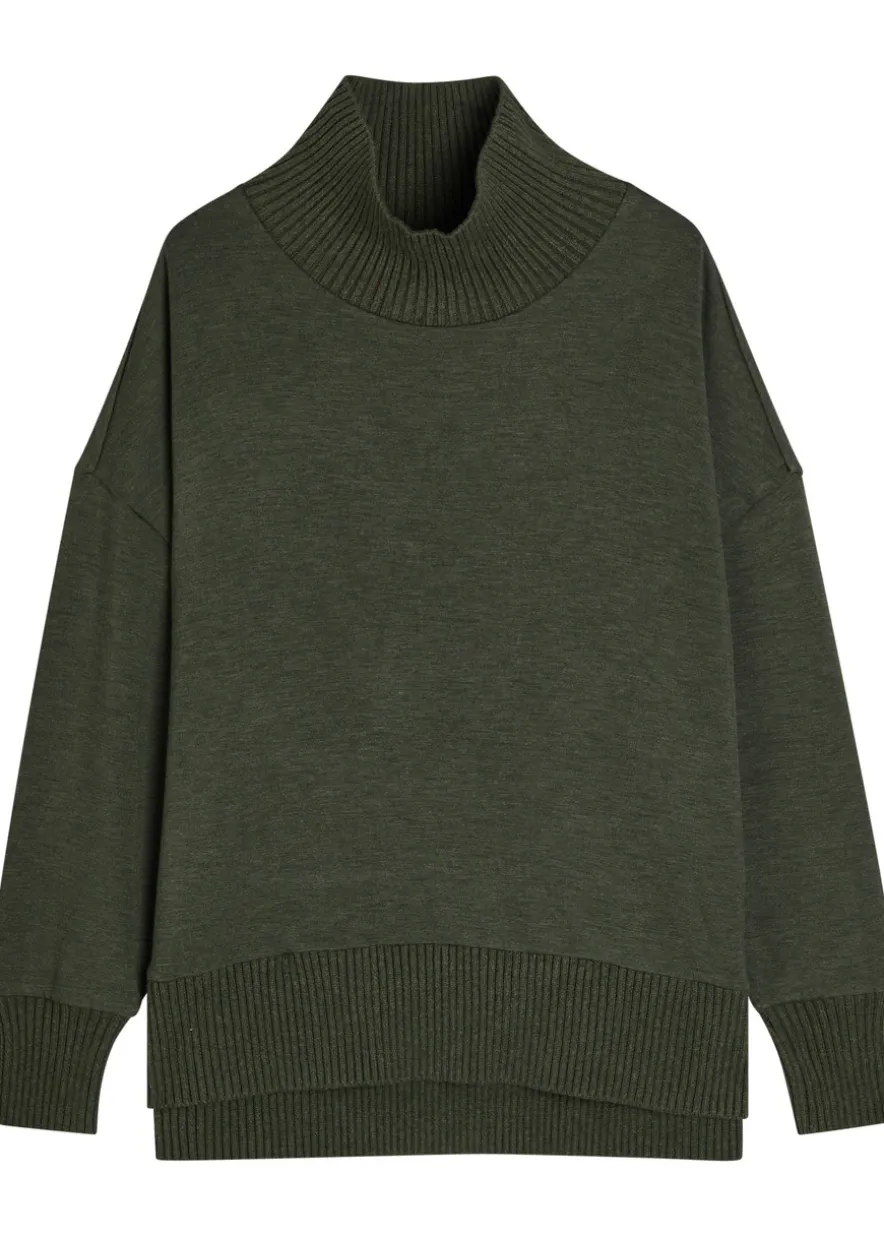 Barker high-neck stretch-jersey sweatshirt