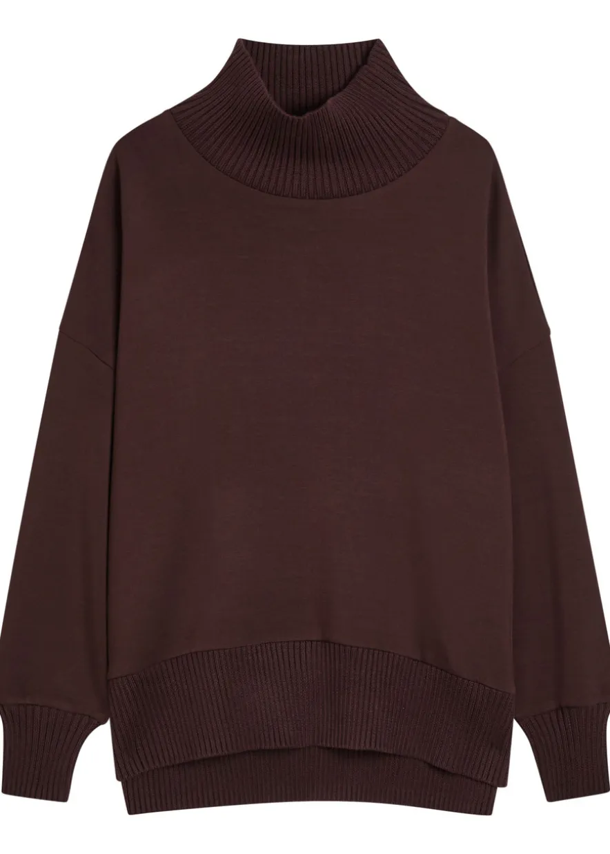 Barker high-neck stretch-jersey sweatshirt