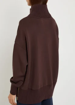 Barker high-neck stretch-jersey sweatshirt