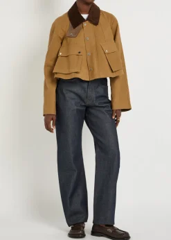 Barn corduroy collar cotton jacket