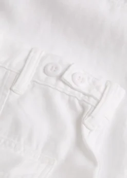 Barrel-leg cotton trousers