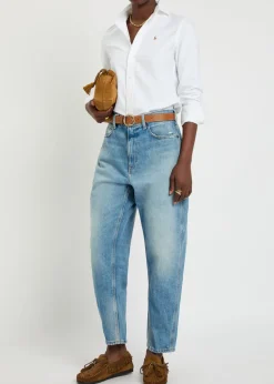 Barrel-leg jeans