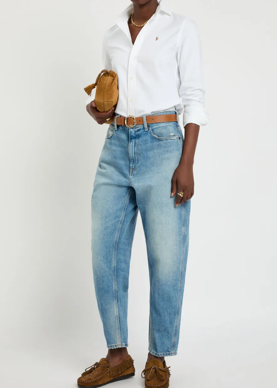 Barrel-leg jeans