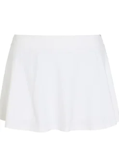 Baseline gingham stretch-jersey mini tennis skirt