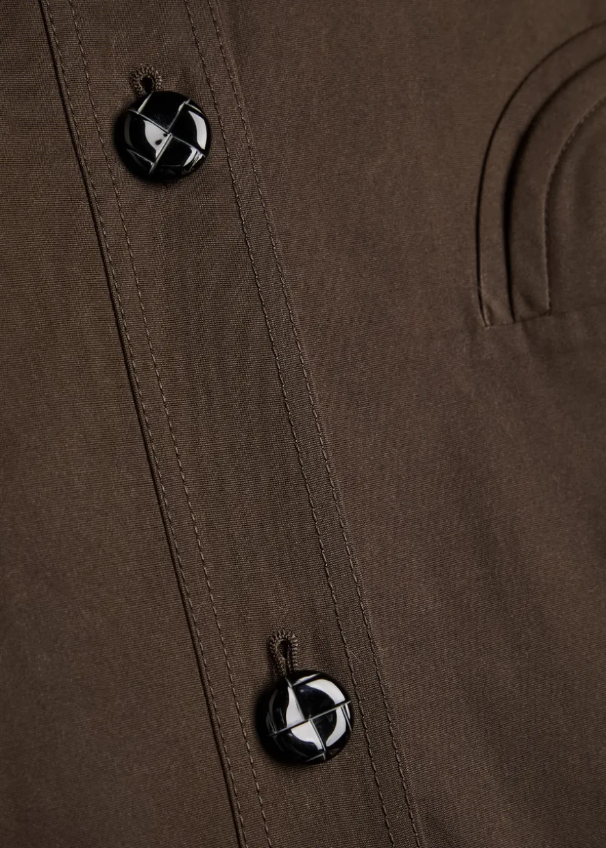 Basoto belted cotton trench coat