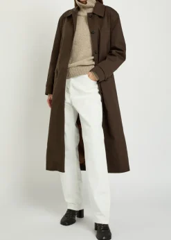 Basoto belted cotton trench coat