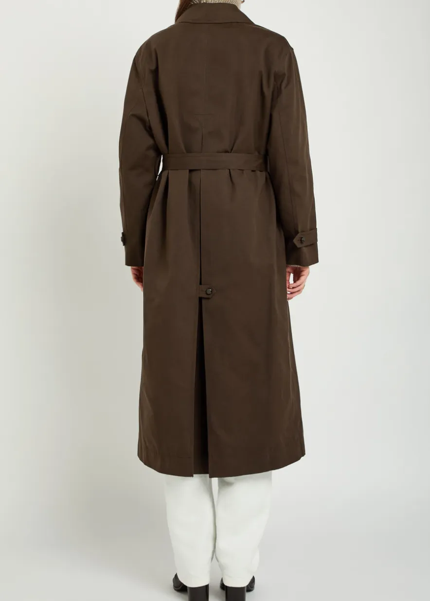 Basoto belted cotton trench coat