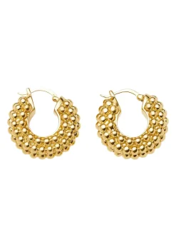 Baya 18kt gold-plated hoop earrings