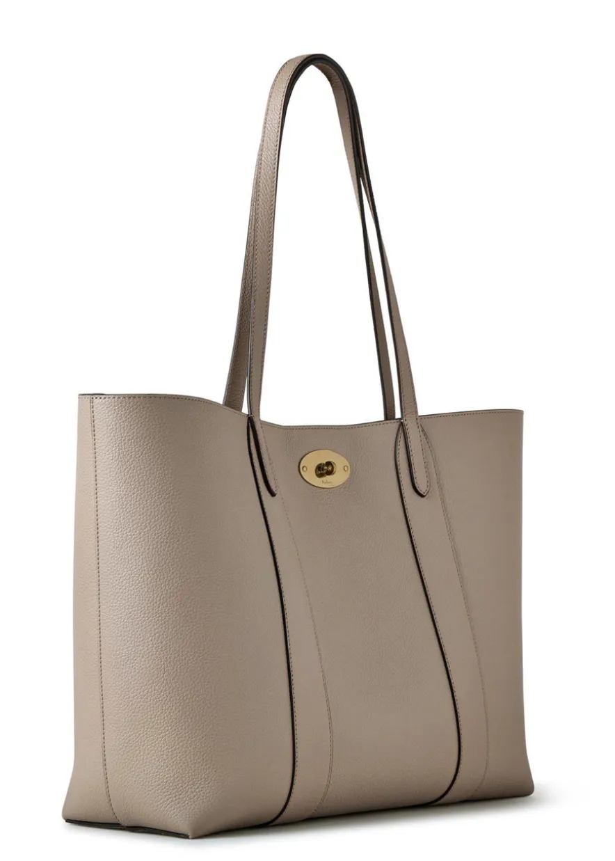 Bayswater grained leather small tote bag