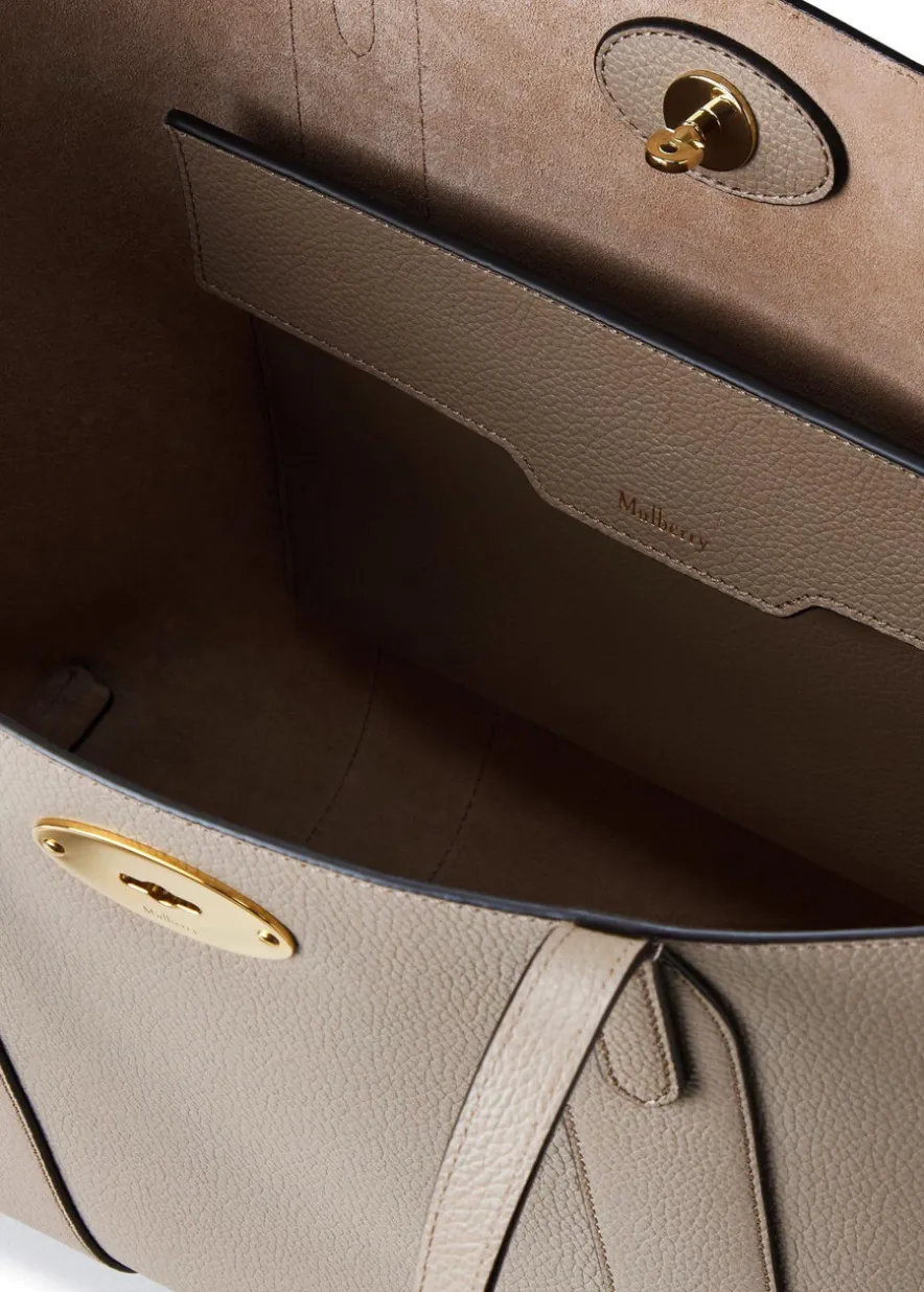 Bayswater grained leather small tote bag