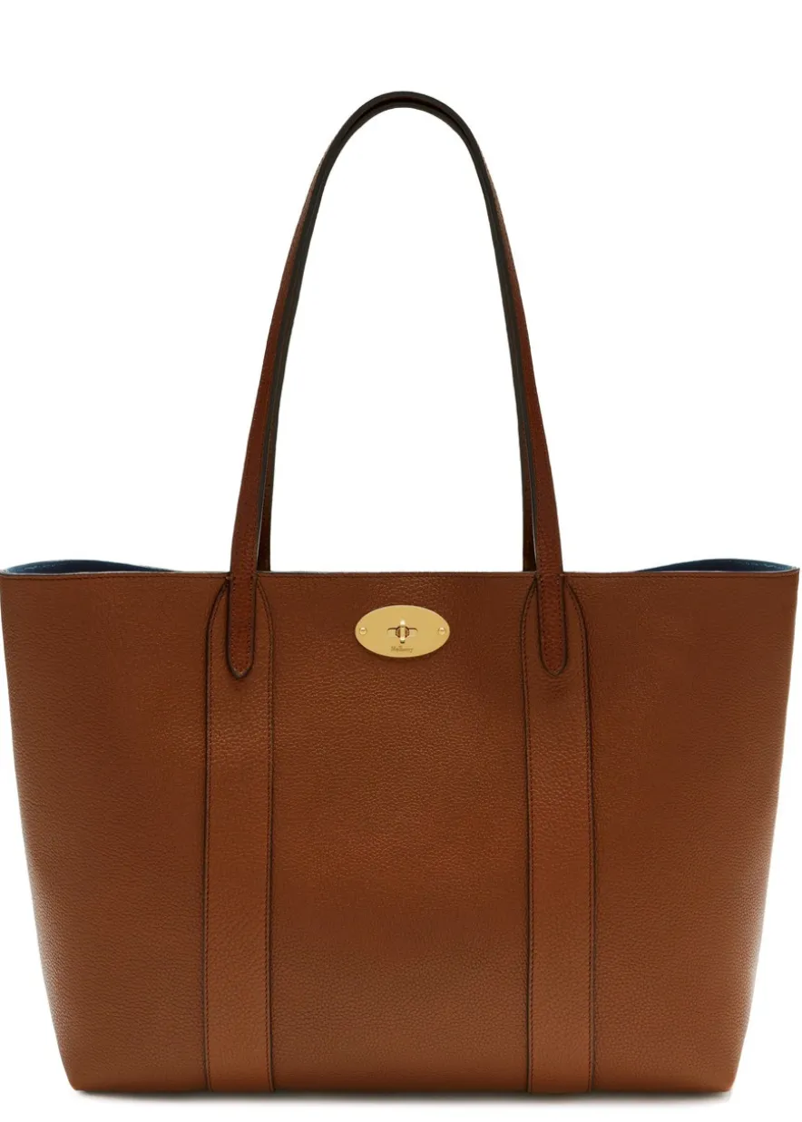 Bayswater grained leather small tote bag
