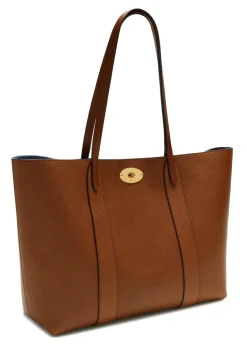 Bayswater grained leather small tote bag