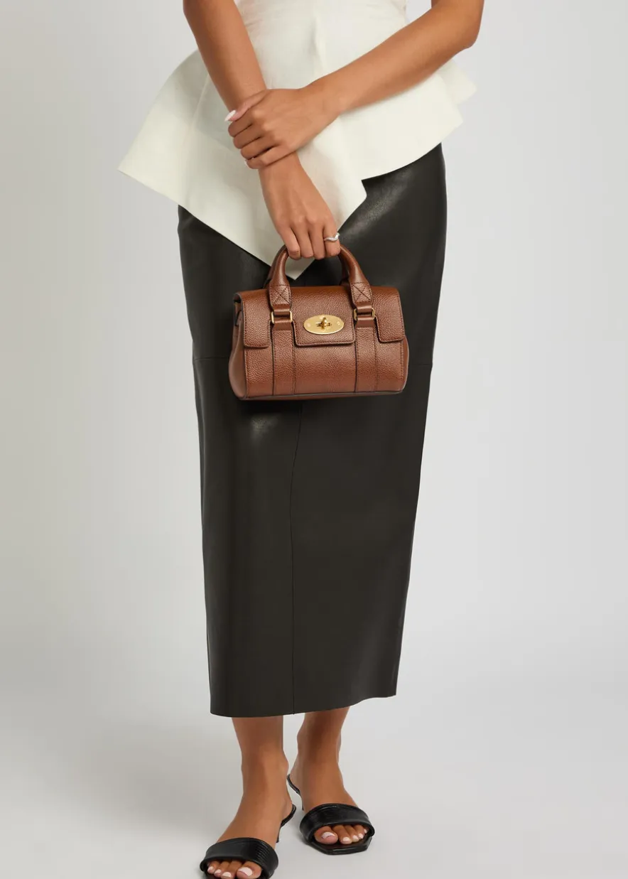 Bayswater heritage mini grained leather cross-body bag