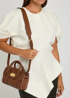 Bayswater heritage mini grained leather cross-body bag