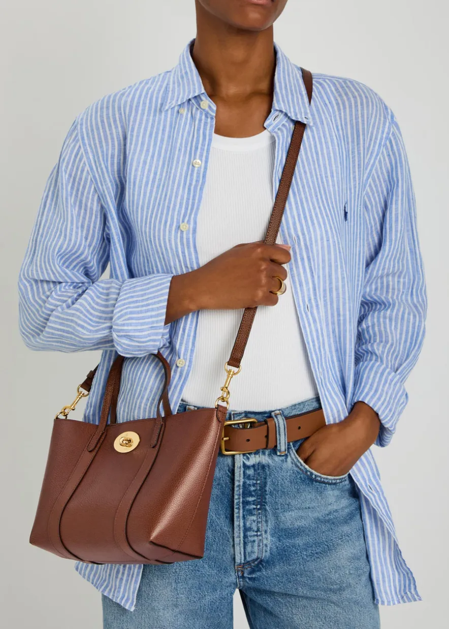 Bayswater mini grained leather cross-body bag