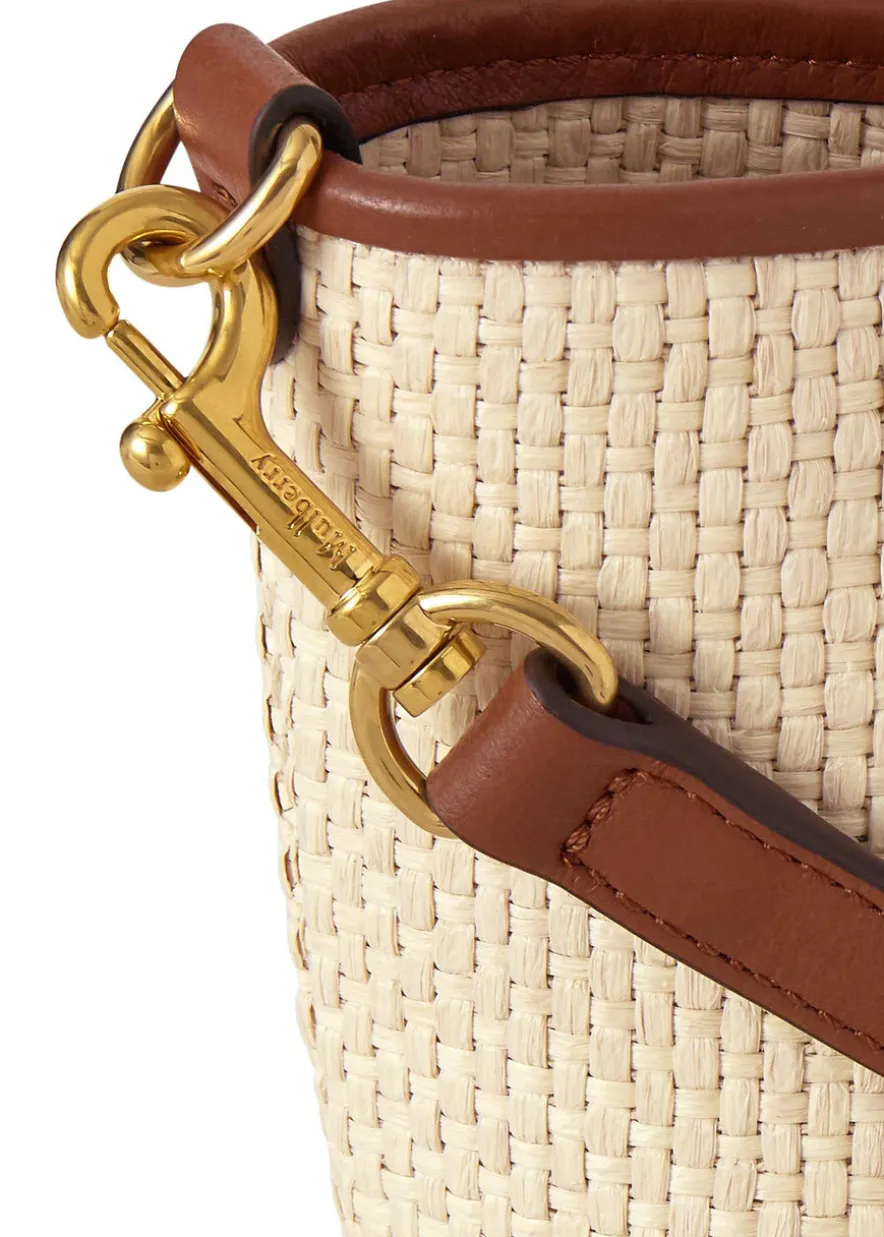Bayswater mini raffia cross-body bag