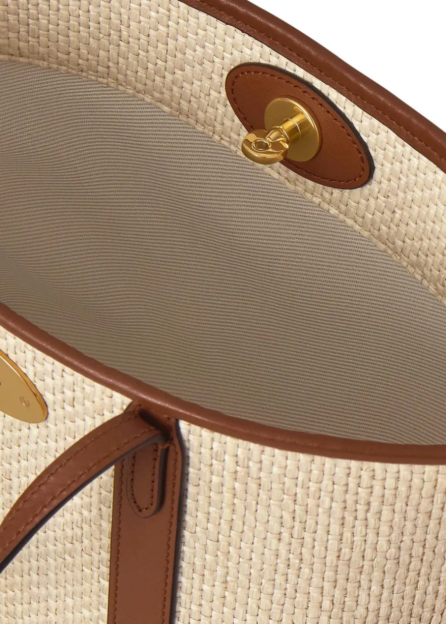 Bayswater mini raffia cross-body bag