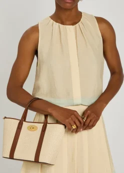 Bayswater mini raffia cross-body bag