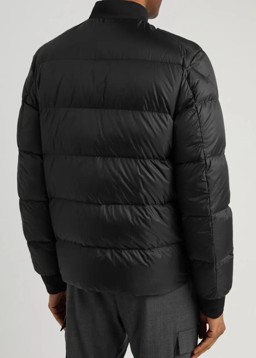 Bazena quilted shell bomber jacket