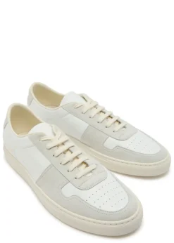 Bball panelled leather sneakers