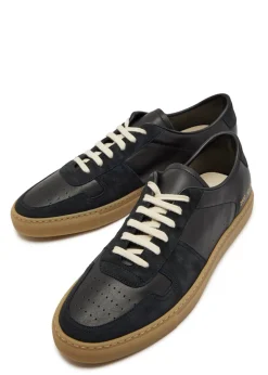 Bball panelled leather sneakers
