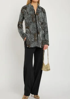 Bead-embellished shirt