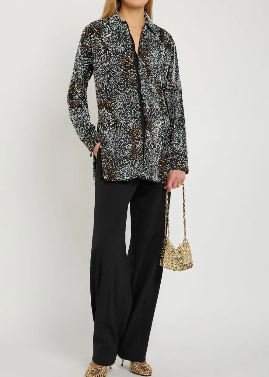 Bead-embellished shirt