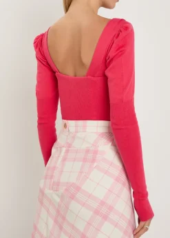 Bea draped wool-blend corset cardigan