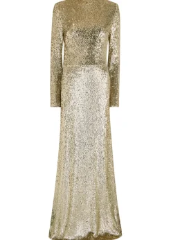 Beatrice sequin-embellished gown